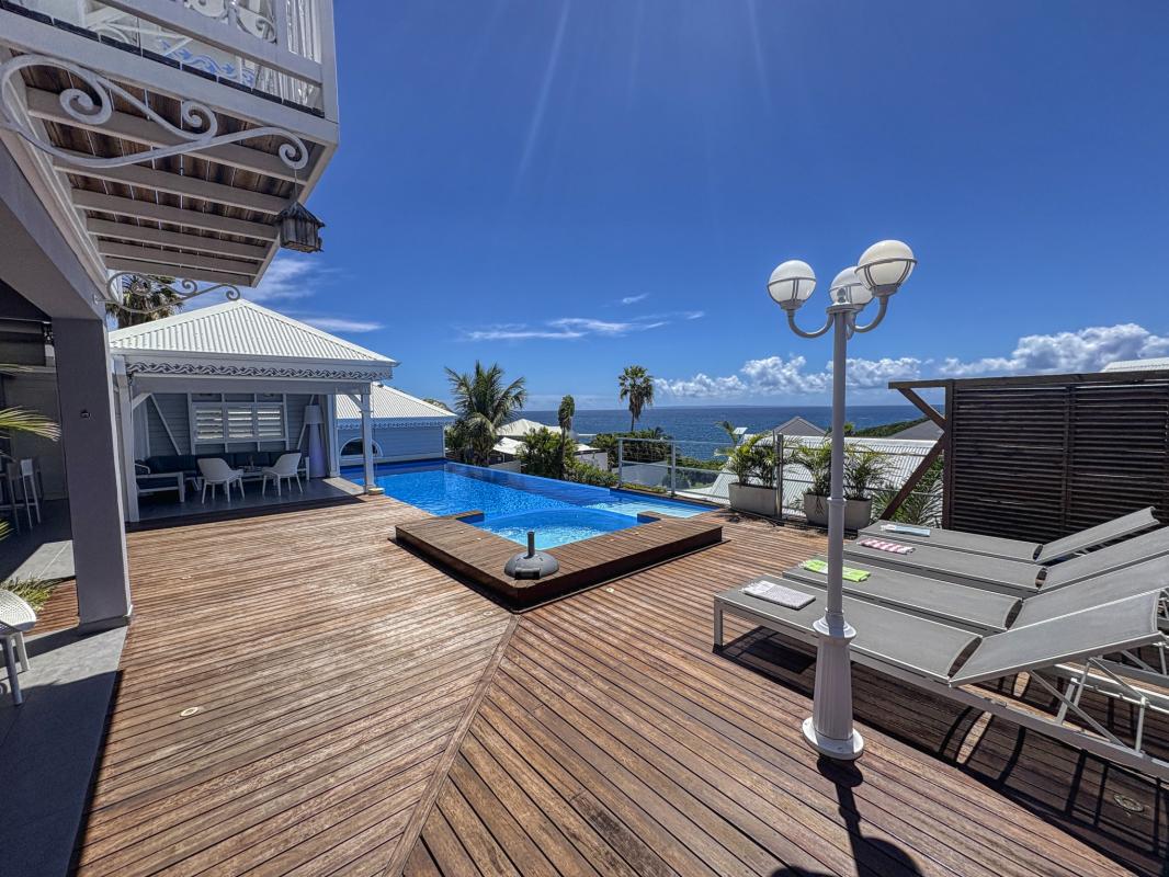 39.Location villa piscine Sainte Anne Guadeloupe_Vue mer
